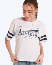 Blusa Tee Shirt Branca Juvenil Feminina Poah Noah 54728 Blusa Tee Shirt Branca Juvenil Feminina Poah Noah 54728