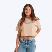 Blusa Tee Shirt Cropped Juvenil Feminina Poah Noah 54731