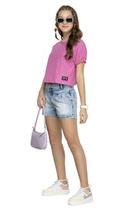 Blusa Teen Feminina Amora Meia Malha 51710 Blusa Teen Feminina Amora Meia Malha 51710