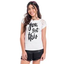 Blusa Teen Feminina Amora Meia Malha