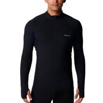 Blusa Térmica Columbia Midweight Stretch Half Zip Masculina - M - Preta