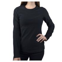 Blusa Térmica Feminina City Lady Plus Size Preta - 678033