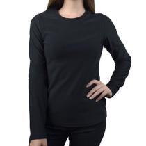 Blusa Térmica Feminina City Lady Plus Size Preta - 678044