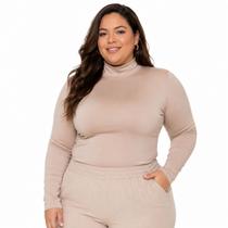 Blusa Térmica Feminina Gola Alta Peluciada Proteção Máxima Plus - Blusa Térmica Feminina Gola Alta Peluciada Proteção Máxima Plus -