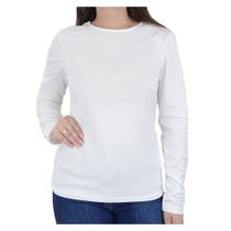 Blusa Térmica Feminina Lado Avesso Branca Off White - L1244 Blusa Térmica Feminina Lado Avesso Branca Off White - L1244