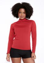 Blusa Térmica Feminina Manga Comprida Vermelho