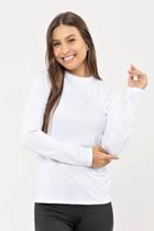 Blusa Térmica Feminina Manga Longa Suplex Gola Redonda