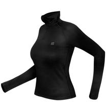 Blusa termica feminina thermoskin com gola manga longa segunda pele frio moto ciclismo Blusa termica feminina thermoskin com gola manga longa segunda pele frio moto ciclismo