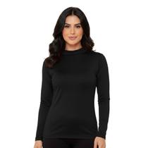 Blusa Térmica Gola Alta Feminina Básica Inverno Segunda Pele