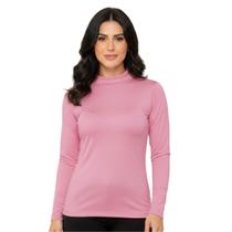 Blusa Térmica Gola Alta Feminina Básica Inverno Segunda Pele