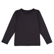 Blusa Térmica Infantil Estilo do Corpo Preto Blusa Térmica Infantil Estilo do Corpo Preto
