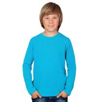 Blusa Térmica Infantil Unissex Proteção Solar UV Moda Praia Piscina Verão Dry-fit Tecido Leve