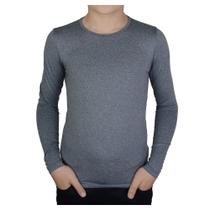 Blusa Térmica Infantil Upman ML Cinza Mescla - 545RF