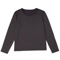 Blusa Térmica Juvenil Estilo do Corpo Preto