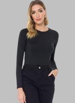 Blusa térmica manga longa feminina doce trama ref:104430 Blusa térmica manga longa feminina doce trama ref:104430