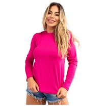 Blusa Térmica Manga Longa Feminina Segunda Pele UV Inverno