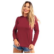 Blusa Térmica Manga Longa Feminina Segunda Pele UV Inverno