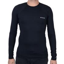 Blusa Térmica Masculina Columbia Midweight Stretch Preta Blusa Térmica Masculina Columbia Midweight Stretch Preta