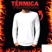 Blusa Térmica Masculina Gola Redonda Peluciada Para dias Frios Inverno Blusa Térmica Masculina Gola Redonda Peluciada Para dias Frios Inverno