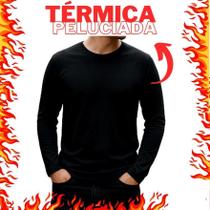 Blusa Térmica Masculina Gola Redonda Peluciada Para dias Frios Inverno Blusa Térmica Masculina Gola Redonda Peluciada Para dias Frios Inverno