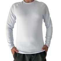 Blusa Térmica Masculina Peluciada Manga Longa Raglan Segunda Pele Inverno