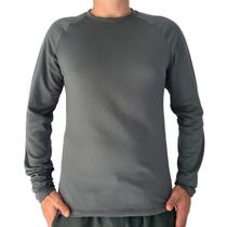 Blusa Térmica Masculina Peluciada Manga Longa Raglan Segunda Pele Inverno Blusa Térmica Masculina Peluciada Manga Longa Raglan Segunda Pele Inverno