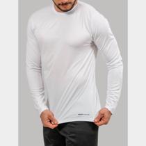 Blusa Térmica Masculina Proteção UV 50+ Camisa Manga Longa Malha Fria Segunda Pele Camiseta Uniforme