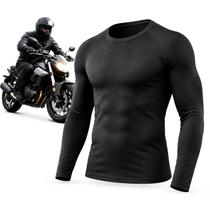 Blusa Térmica Masculina Segunda Pele Manga Longa Para Moto Frio Intenso Motociclista Academia e Trabalho Blusa Térmica Masculina Segunda Pele Manga Longa Para Moto Frio Intenso Motociclista Academia e Trabalho