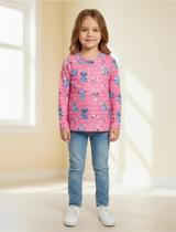 Blusa Térmica Peluciada Alta Qualidade Inverno Infantil Personagens