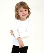 Blusa Térmica Peluciada Infantil UNISEX Branca