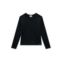 Blusa Térmica Preta Kukiê Blusa Térmica Preta Kukiê