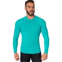 Blusa Térmica Proteção UV Poliamida Bella Fiore Frio Manga Longa Segunda Pele Moda Fitness