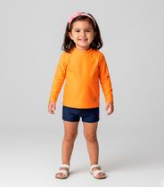 Blusa Térmica Proteção UV Praia Manga Longa Select Laranja Blusa Térmica Proteção UV Praia Manga Longa Select Laranja