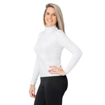 Blusa Térmica Segunda Pele Frio Extremo RT Feminino Gola Alta Viagem Neve Moto