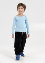 Blusa Térmica Segunda Pele Peluciada Unissex Infantil - Azul Bebê