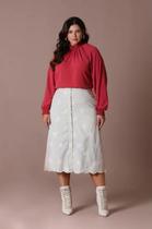 Blusa terracota crepe hadaza