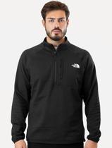 Blusa The North Face Masculina Fleece Canyonlands Half Zip Preta