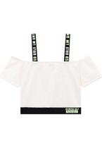 Blusa Top Cropped Alça Branco Lilimoon Blusa Top Cropped Alça Branco Lilimoon
