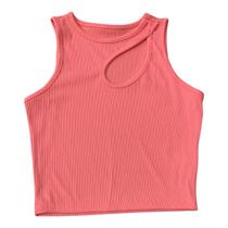 Blusa Top Cropped De Ribana Com Detalhe De Gota