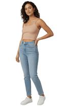Blusa Top Feminina de Malha Canelada Canelada Premium, Modelagem Justa e Alças Finas hz top 001