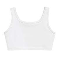 Blusa Top Regata Infantil Menina Branco - Malwee Blusa Top Regata Infantil Menina Branco - Malwee