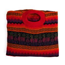 Blusa Tradicional Peruana em Lã Vermelho