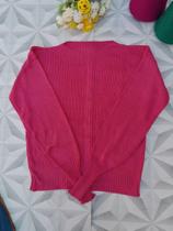 Blusa Trança Alana trico Pink tamanho unico