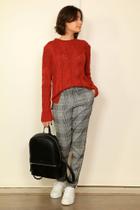 Blusa trança linha terra cota Blusa trança linha terra cota