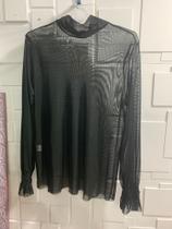 Blusa transparente Preta Blusa transparente Preta