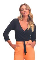 Blusa Transpassada Com Amarração 103668