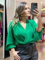 Blusa transpassada