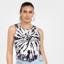 Blusa Tricats Golden Tie Dye Feminina