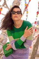 Blusa trico feminina boutique grife inverno beijo pintado malha frio