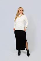 Blusa Tricô Feminina Premium Conforto e Estilo - Tamanho P - Cor Natural Blusa Tricô Feminina Premium Conforto e Estilo - Tamanho P - Cor Natural
